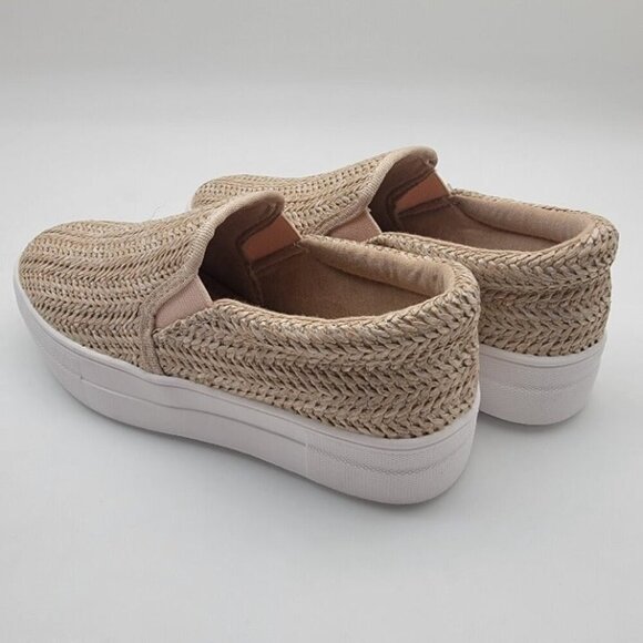 BUY ONE GET ONE FREE Soda Hike Slip-on Fashion Sneaker Natural Raffia Size 7.5 - Picture 4 of 5